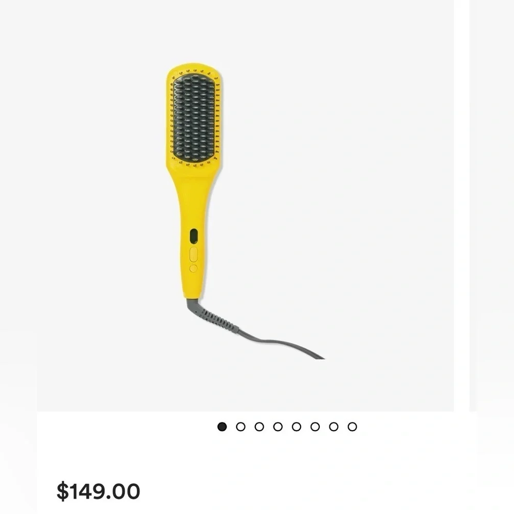 New Drybar Yellow & Gray Hair Straightener